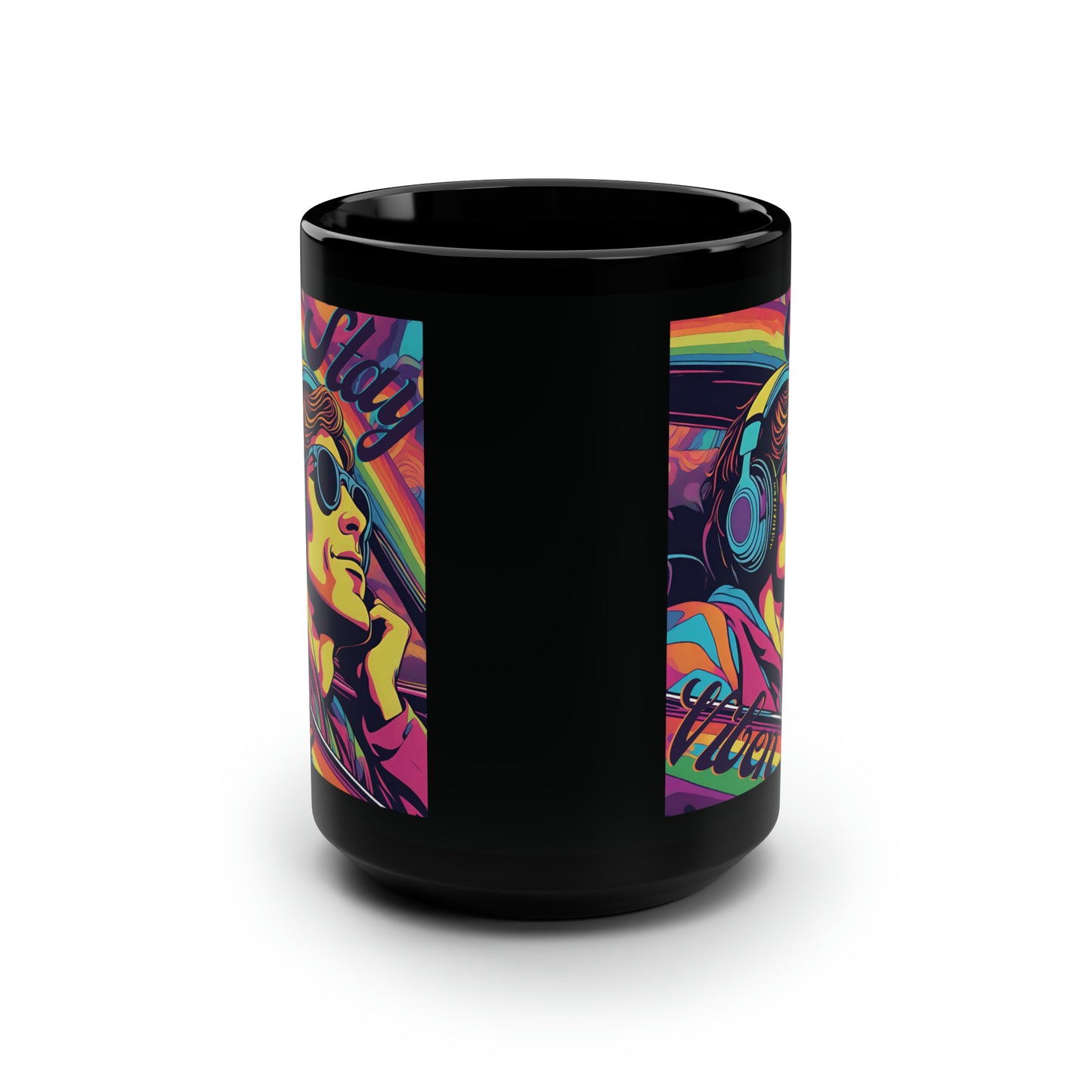 Black Mug, 15oz