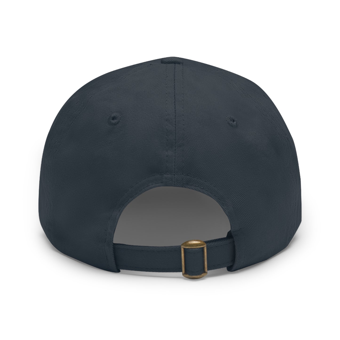 “Certified Stud” Dad Hat with Leather Patch (Round)