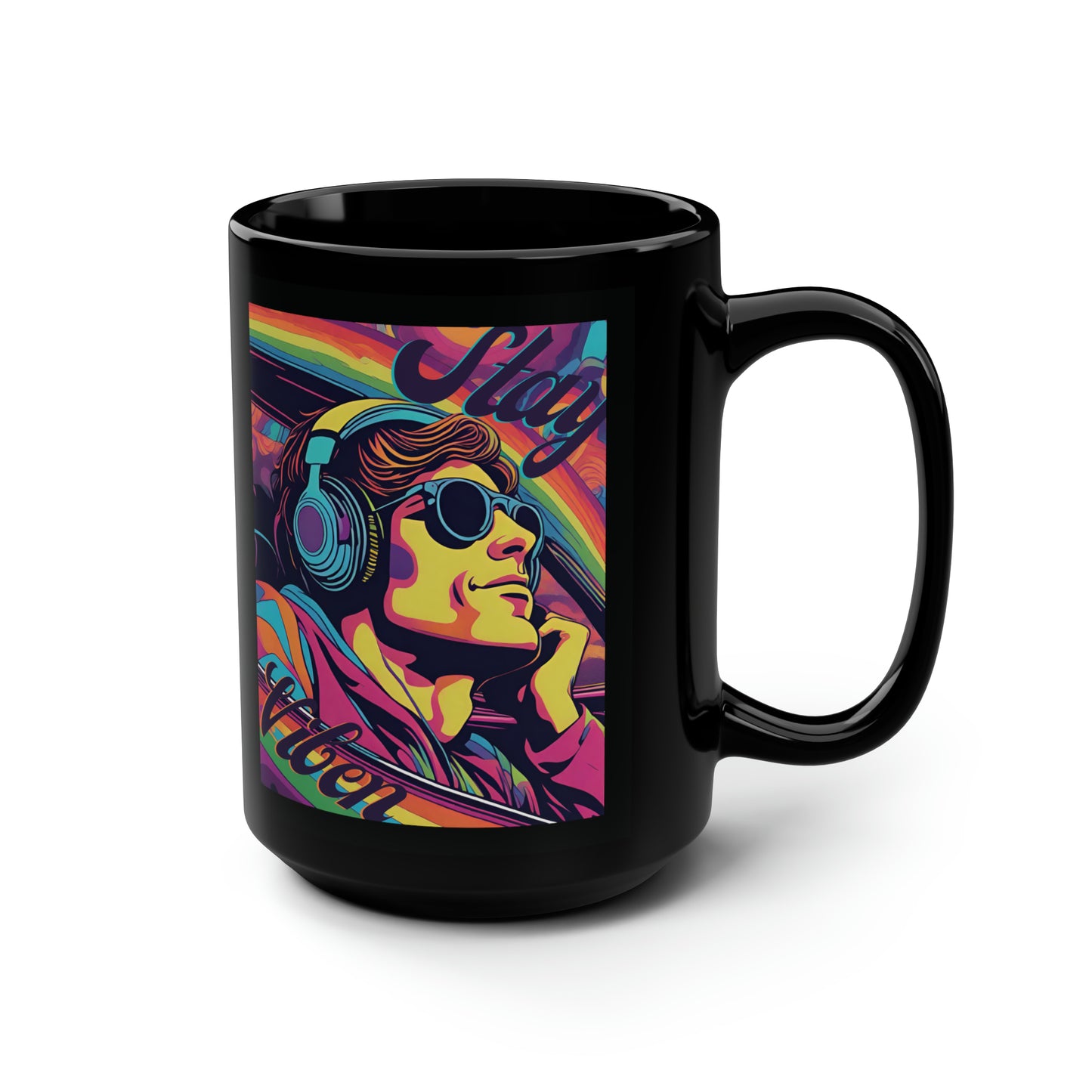 Black Mug, 15oz