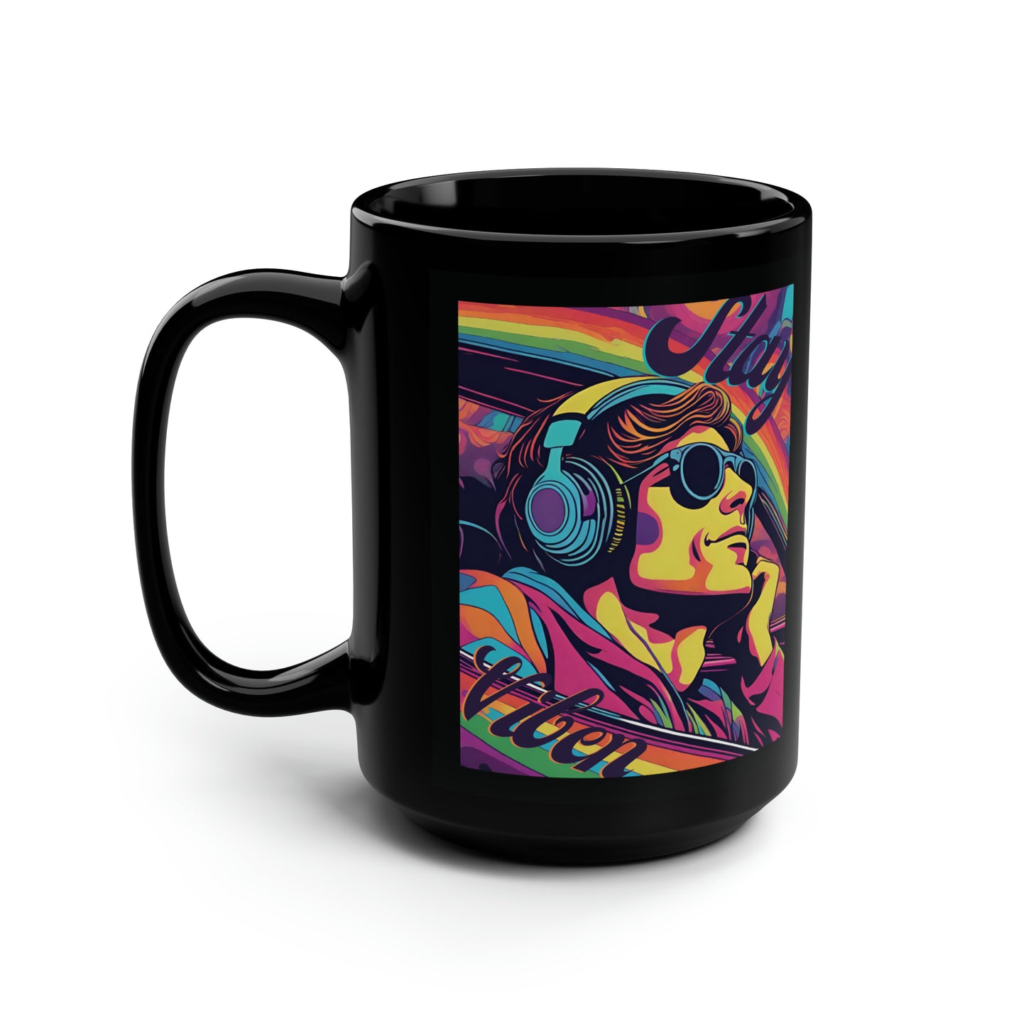 Black Mug, 15oz